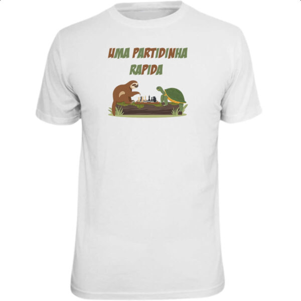 Camiseta Unissex Uma partidinha rapida