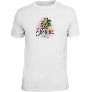 Camiseta Unissex Gospel Ele vive