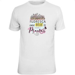 Camiseta Unissex Gospel Floresca