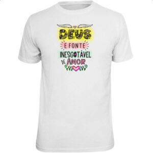 Camiseta Unissex Gospel Fonte inesgotavel