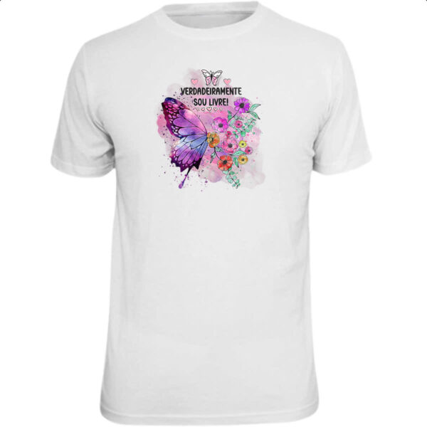 Camiseta Unissex Gospel Verdadeiramente livre