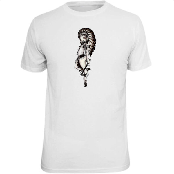 Camiseta Unissex India Nativa Americada