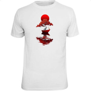 Camiseta Unissex Bonsai Barco Japan Arte