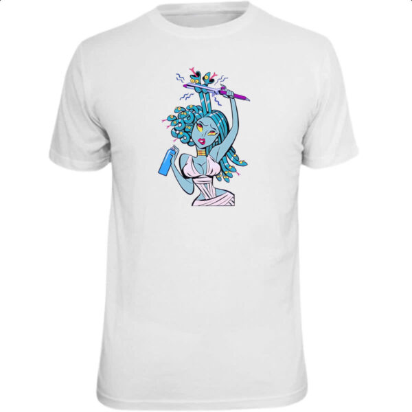Camiseta Unissex Medusa fazendo Chapinha