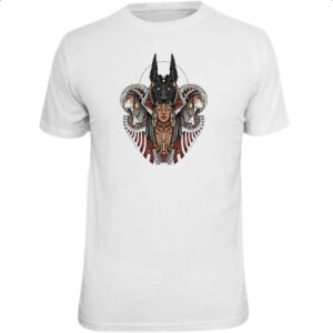 Camiseta Unissex Anubis Ankh Escaravelho