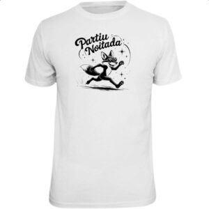 Camiseta Unissex Partiu Noitada Raposa