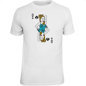 Camiseta Unissex Baralho Rainha Madonna