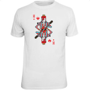 Camiseta Unissex Baralho Rei David Bowie