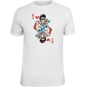 Camiseta Unissex Baralho Rei Elvis