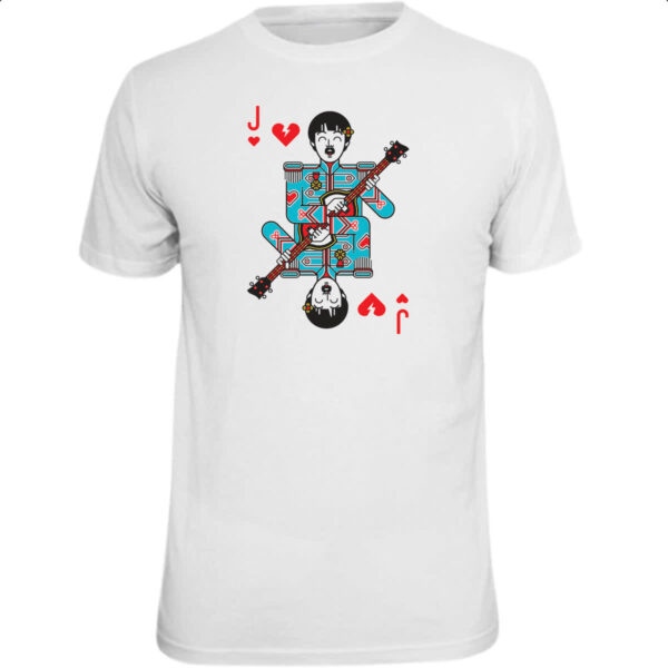 Camiseta Unissex Baralho Valete Paul McCartney