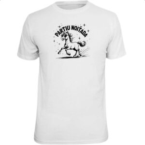 Camiseta Unissex Partiu Noitada Cavalo