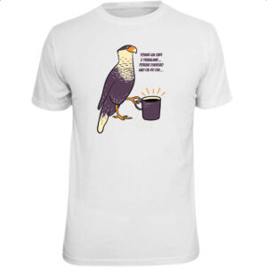 Camiseta Unissex Carcara Cafe Trabalho