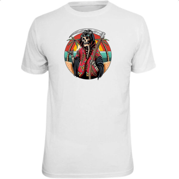 Camiseta Unissex Ceifador Ferias Sunset Art
