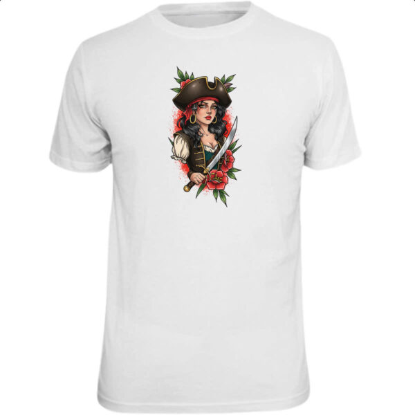 Camiseta Unissex Lady Pirata