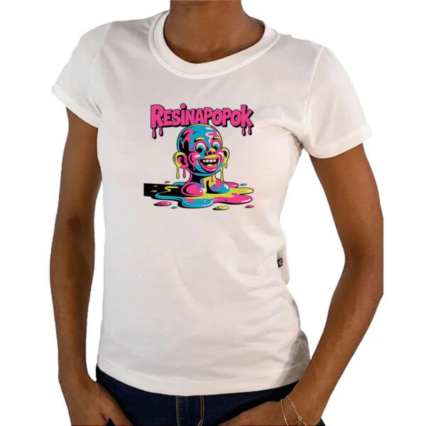 Camiseta Baby Look Resinapopok - Imagem 4