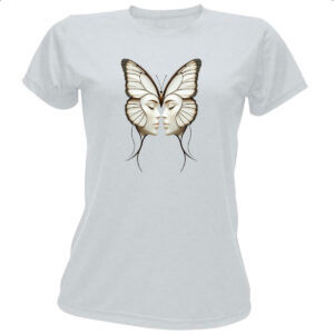 Camiseta Baby Look Borboleta Divas Face