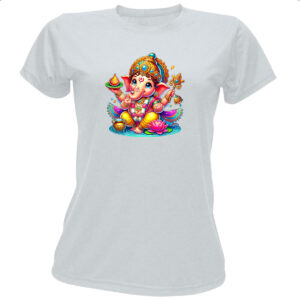 Camiseta Baby Look Cute Ganesha