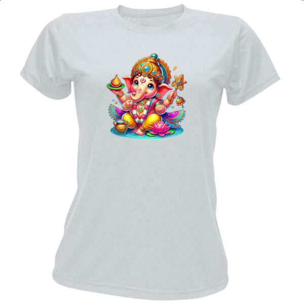 Camiseta Baby Look Cute Ganesha