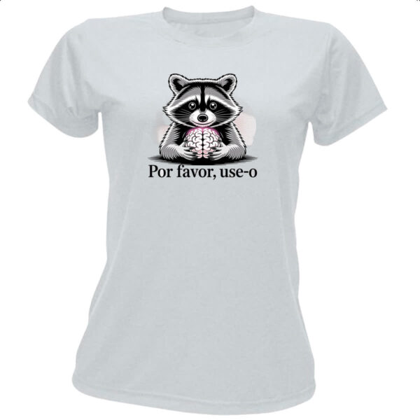 Camiseta Baby Look Guaximin use o cerebro