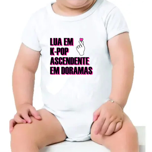 Body infantil Lua K-Pop Ascendente Doramas - Imagem 4