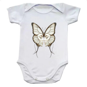 Body infantil Borboleta Divas Face