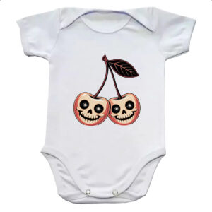 Body infantil Cerejas Halloween