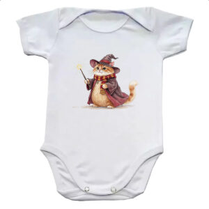 Body infantil Gato Gordo Mago
