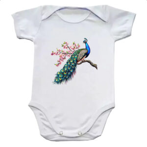 Body infantil Pavao com flores