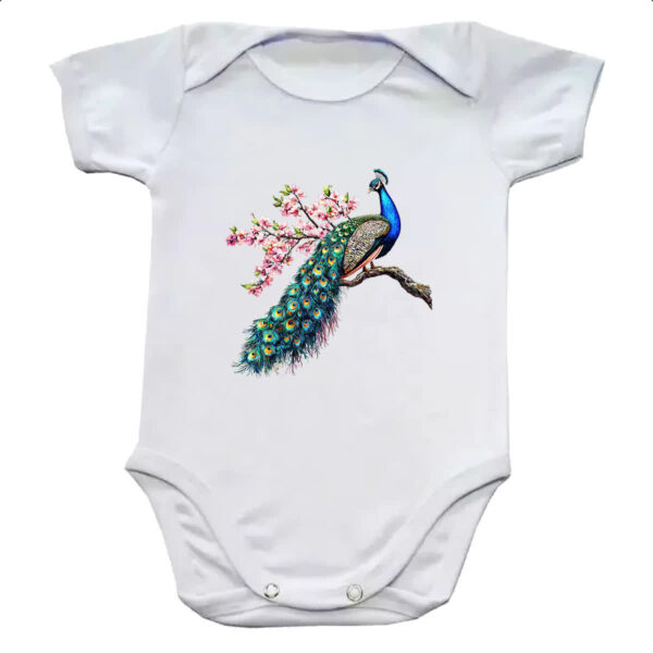 Body infantil Pavao com flores