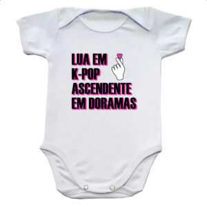 Body infantil Lua K-Pop Ascendente Doramas