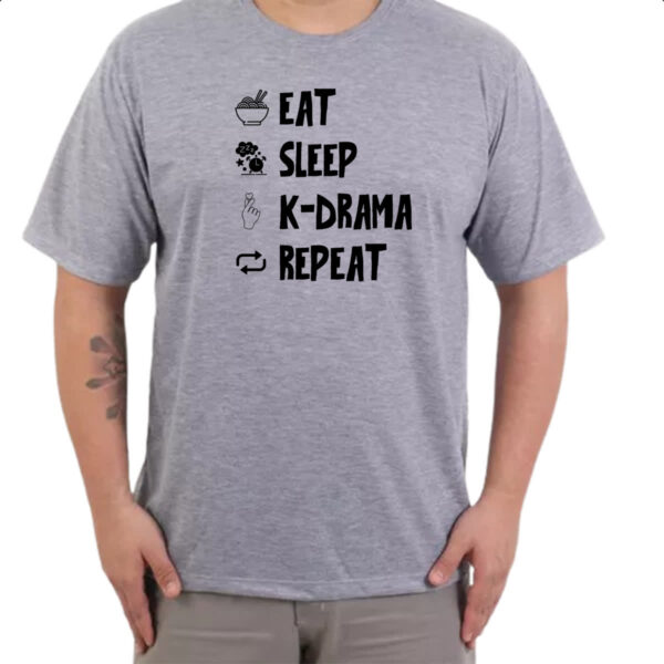 Camiseta Cinza Ciclo Dorama - Imagem 3