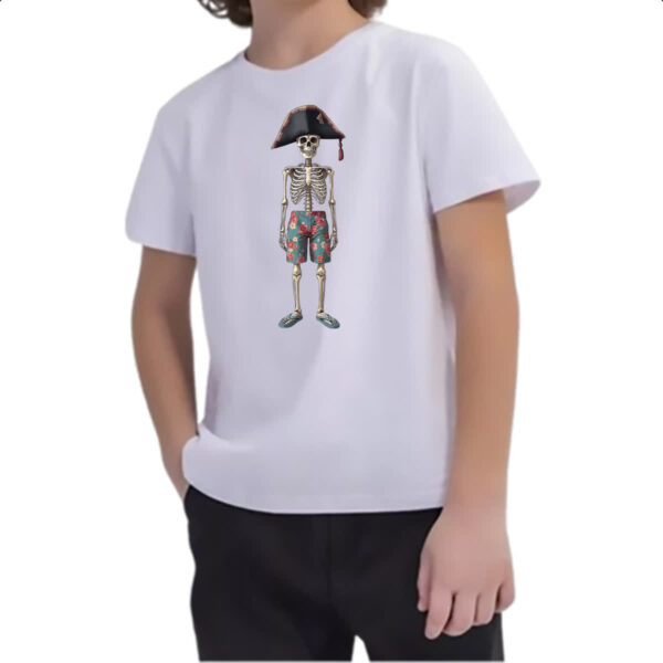 Camiseta Infanto Juvenil Esqueleto Bonaparte - Imagem 2