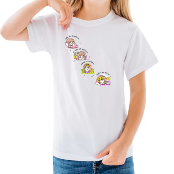 Camiseta Infanto Juvenil Vida noturna de dorameira - Imagem 3