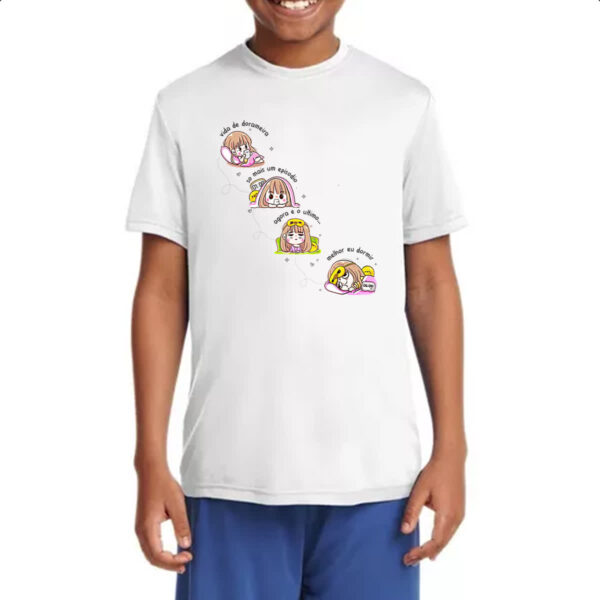 Camiseta Infanto Juvenil Vida noturna de dorameira - Imagem 4