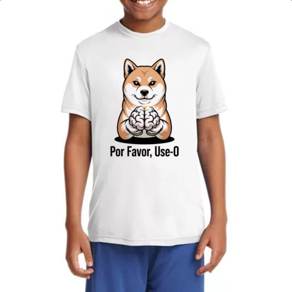 Camiseta Infanto Juvenil Cachorro use o cerebro - Imagem 4