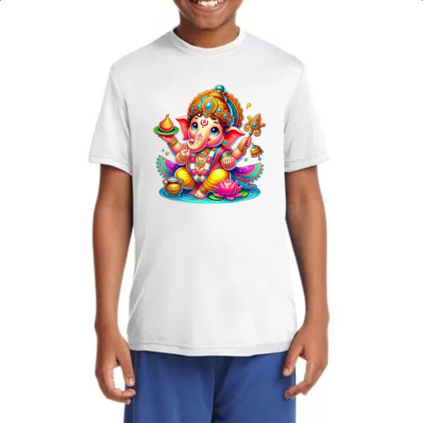 Camiseta Infanto Juvenil Cute Ganesha - Imagem 4