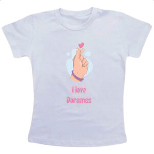 Camiseta Infanto Juvenil I love Doramas