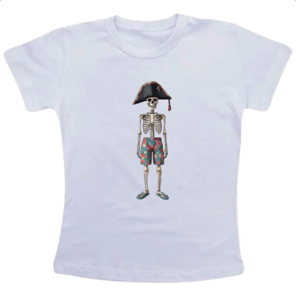 Camiseta Infanto Juvenil Esqueleto Bonaparte