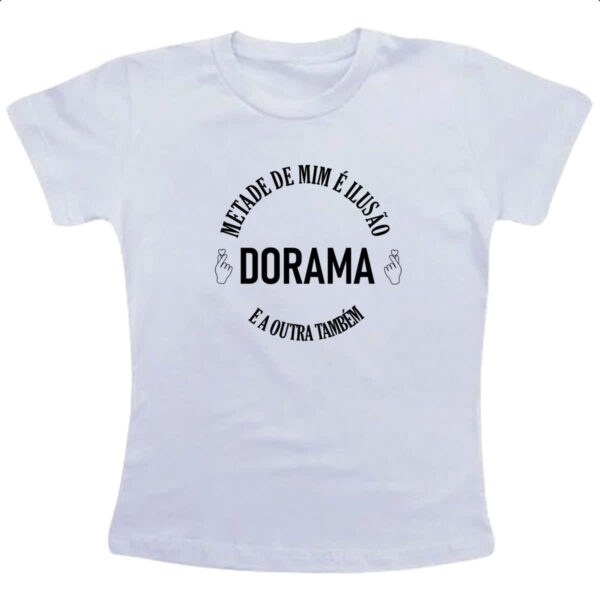 Camiseta Infanto Juvenil Metade Ilusao Dorama
