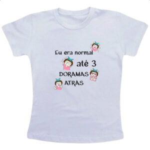 Camiseta Infanto Juvenil Normal a 3 Doramas atras
