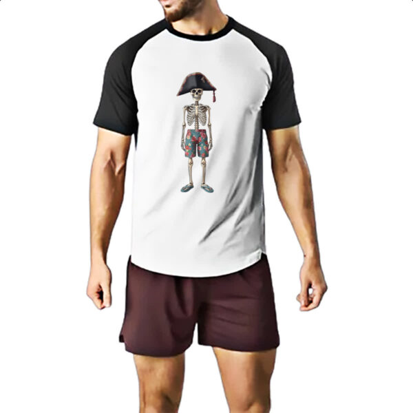 Camiseta Raglan Esqueleto Bonaparte - Imagem 2