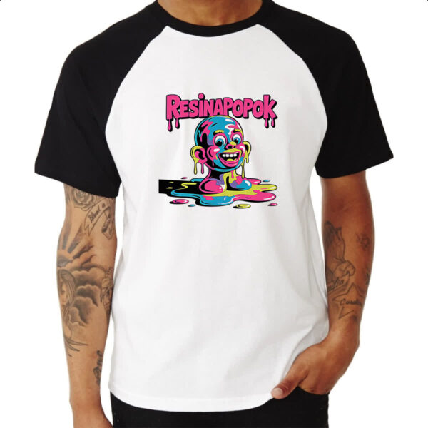 Camiseta Raglan Resinapopok - Imagem 3