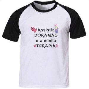 Camiseta Raglan Dorama minha terapia