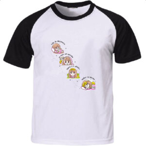 Camiseta Raglan Vida noturna de dorameira
