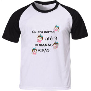 Camiseta Raglan Normal a 3 Doramas atras