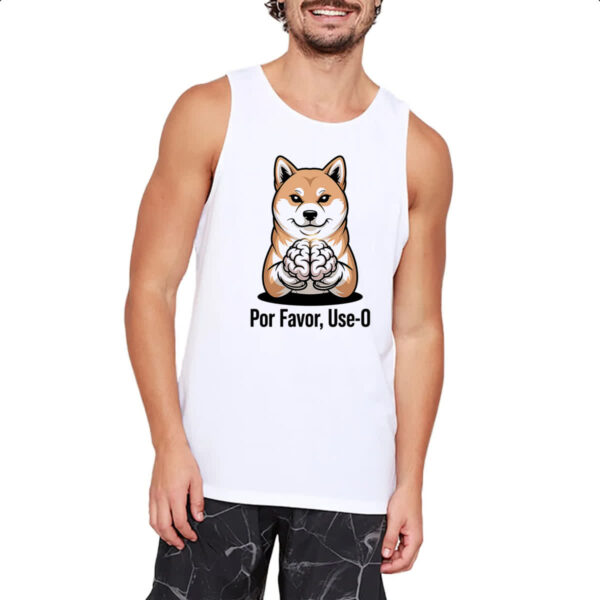 Camiseta Regata Cachorro use o cerebro - Imagem 2