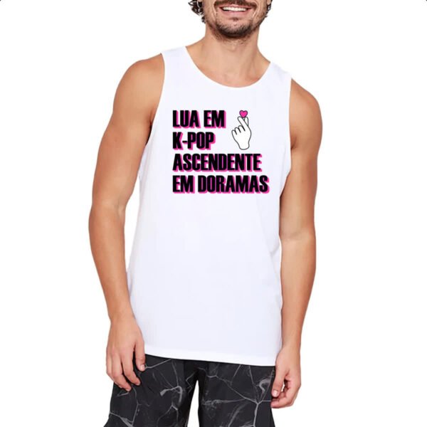Camiseta Regata Lua K-Pop Ascendente Doramas - Imagem 2