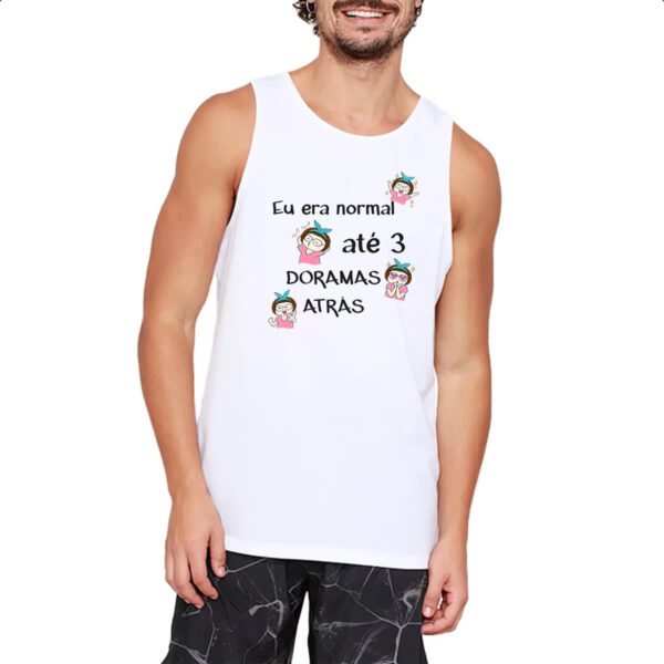 Camiseta Regata Normal a 3 Doramas atras - Imagem 2