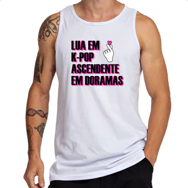 Camiseta Regata Lua K-Pop Ascendente Doramas - Imagem 3