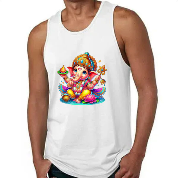 Camiseta Regata Cute Ganesha - Imagem 4